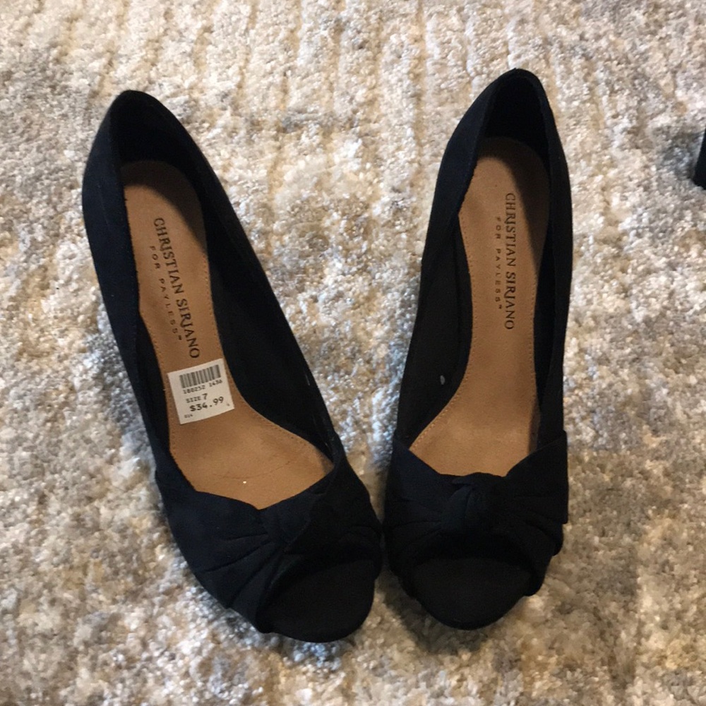 Black heels